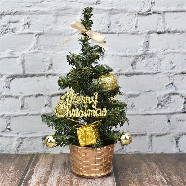 Decorazioni natalizie 2023 Mini tavolo Decorazione per albero Scrivania Ornamento per feste di Natale Decorato Decorazioni per la casa Anno Navidad Accessorio