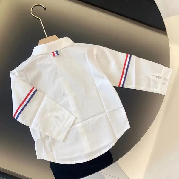 baby set da due pezzi per bambini designer per bambini vestiti pantaloni a maniche lunghe classiche design a strisce estate primavera autunno marca di lusso da ragazzi abbigliamento