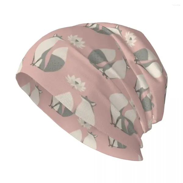 Berets die und Lotus Flower Strick Hat Hood Beach Bag Caps für Männer Frauen