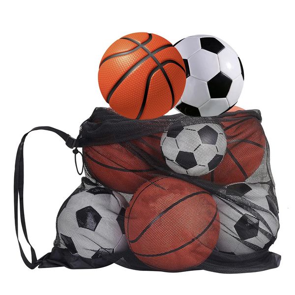 Bälle Basketball Fußball Speicher Mesh Taschen Schwimmen Volleyball Ball Lagerung Net Tasche Schwimmt Ball Organizer Für Strand Teile 231212