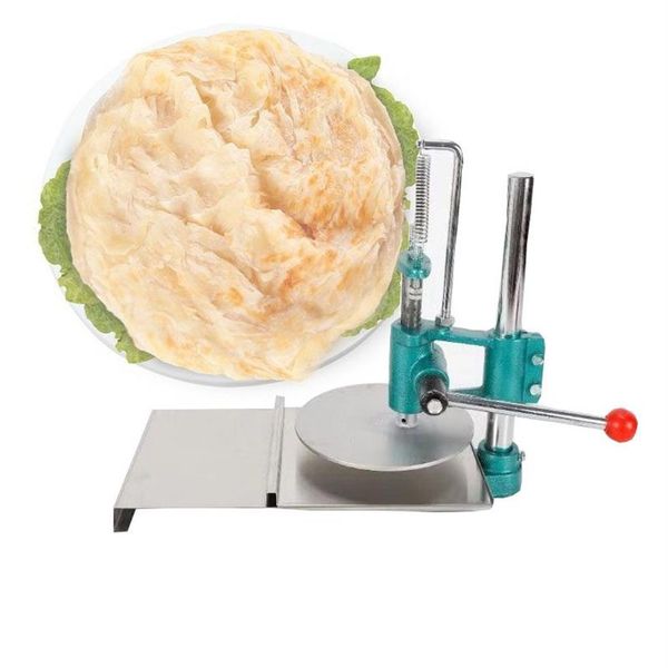 Máquina manual de prensa para massa de pizza doméstica, prensa manual para massa de torta e pastelaria, máquina de prensagem de massa de torta de carne316e