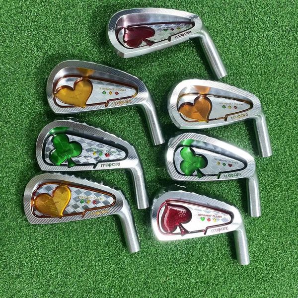 Teste delle mazze Ferri Itobori Set ferri da golf forgiati Itobori Poker 456789P Mazze da golf Set ferri da golf 231211