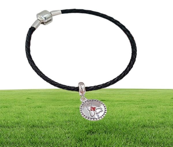 kit per la creazione di gioielli alla moda Ciondoli stetoscopio infermiera Bracciale in argento sterling per ragazza donna uomo catena distanziatore perline halloween pendente collana ENG791169_454977547