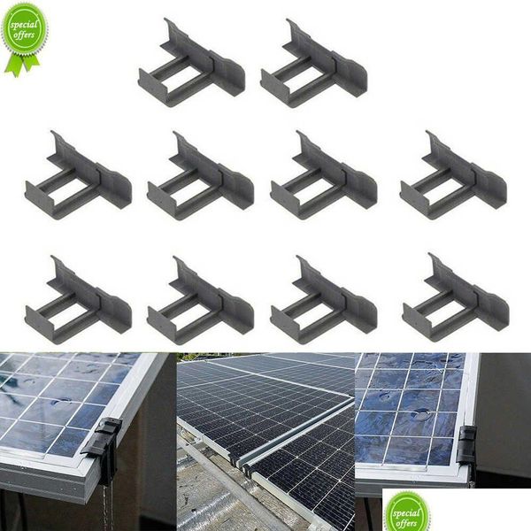 Envoltório de presente 10 pcs telhado painel solar quadro lama remoção limpeza clipe de drenagem de água remover estagnado 30/35/40mm entrega de gota home g dh4v0