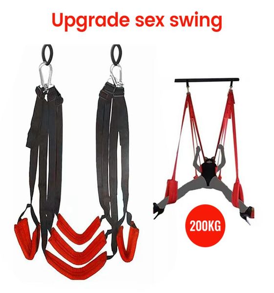 Altalene sessuali per la postura del sesso femminile Bondage Gear Sospensione Sling SM Strumento Fantasie sessuali Flirtare Mobili Prodotti per adulti 2207074173635