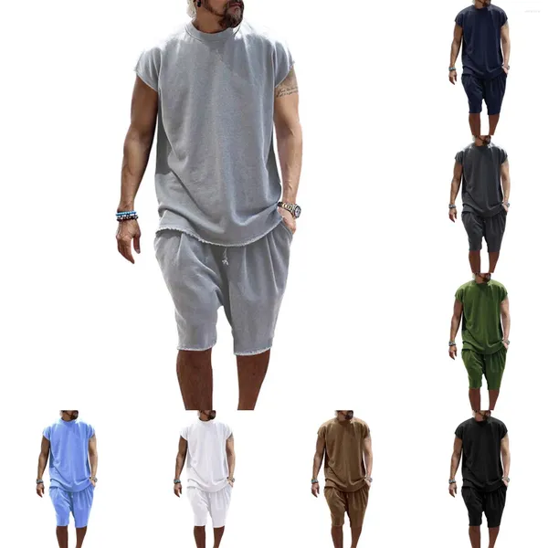 Комплекты для бега мужские летние дышащие против морщин из двух предметов 5 смокингов для мужчин Slim Fit куртка повседневная