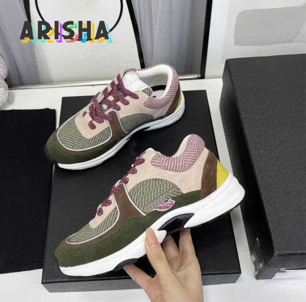 Sandals Designer di lusso Running Scarpe Sneaker Sneaker Women Lace-Up Sports Spect Trainer casual Sneaker Classic 555