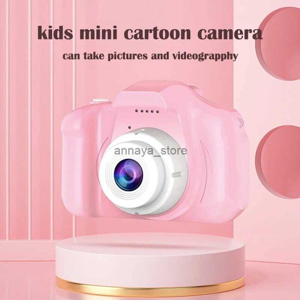 Spielzeugkameras Mini-Kinder-Cartoon-Kamera Fotografie Foto Video Kleine Spiegelreflexkamera Baby-Cartoon-Spielzeug Mini-Kamera Geburtstagsgeschenk Spielzeug OutdoorL231212L23116