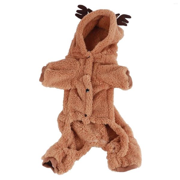 Hundebekleidung Rentierkleidung leicht zu sorgen für 4 Ärmeln Jumpsuit Design Weihnachtskostüm Cosplay -Partys Hunde Hunde