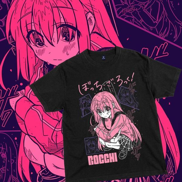 Sommer-Lonely-Rock-Kurzarm-T-Shirt Anime-Peripherie Pochi-Sauce mit dem gleichen zweidimensionalen Baumwoll-Tide-Marken-Studenten-Halbarm