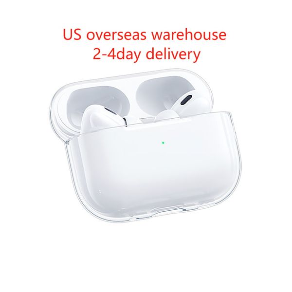 USA Stock pour Airpods pro 2 2ème Airpods 3 Max écouteurs accessoires pour écouteurs airpod étui en silicone transparent robuste étui pour écouteurs Apple