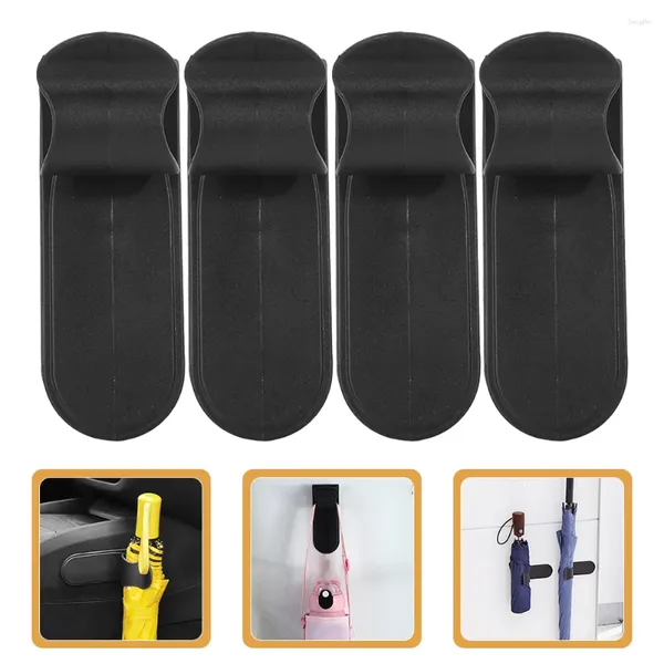 Guarda-chuvas 4 Pcs Peg Ganchos Carro Guarda-chuva Suporte para Corredor Tronco Armazenamento Titular Rack Clipe Toalha