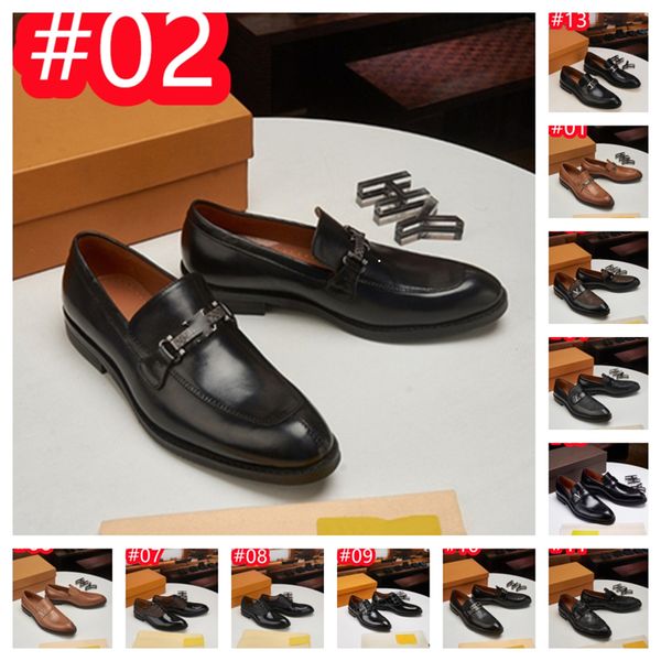 40Modelo Feito à Mão Mens Casamento Oxford Sapatos Preto Azul Genuíno Couro Flat Designer Dress Shoes Padrão de Crocodilo Verão Negócios Mocassins Formais Plus Size 38-47