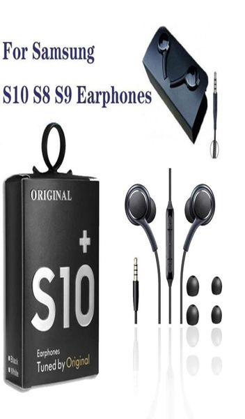OEM kalitesi inear kulaklıklar 35mm Stereo Kulaklık Kulaklıkları Samsung S10 S10 S10 S8 Kutu Pack5589645