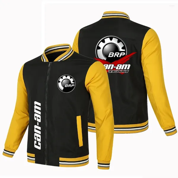 Männer Jacken 2023 Frühling Herbst Brp Can-am Team Logo Casual Sport Lose Zipper Baseball Jacke Mann Dünne Biker Mantel