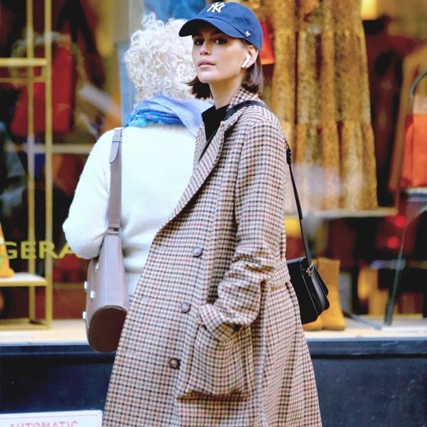 Kadın Yün Karışımları Amerikan Modeli Kaiagerbe, yünlü ekose kemer uzun ceket rüzgar kırıcı ile aynı mizaça sahiptir 231211