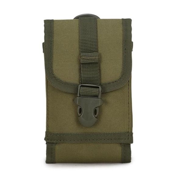 Taillenbeutel Molle Man Pack Camo Oxford Taktisch multifunktionales Mobilfunkkoffer Crossbody für Männer klein im Freien Bag249r