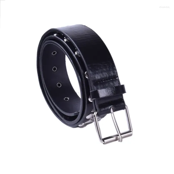 Cinture Cintura per ragazze per adolescenti Cintura resistente all'usura con rivetti in lega PU Harajuku Cintura con decorazioni a stella punk