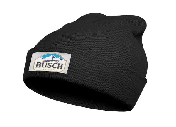 Модный логотип Busch Light, зимние теплые шапки-бини, винтажный логотип пива, на случай аварии, моя группа крови, светлый, потертый красный, белый5019904