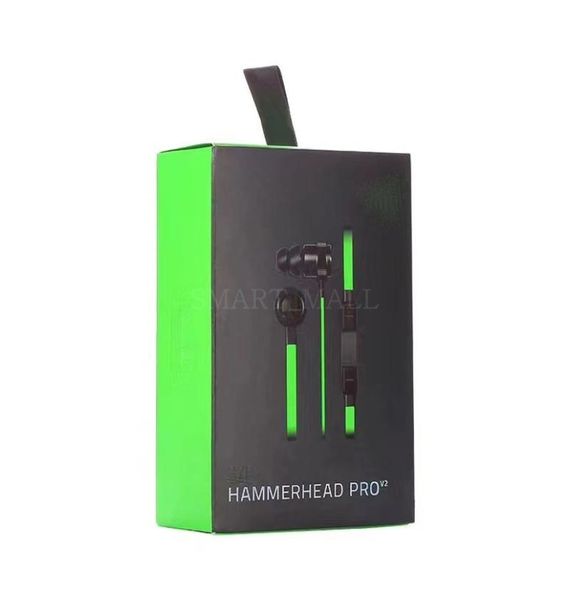 Razer Hammerhead Pro V2 fone de ouvido intra-auricular com microfone e caixa de varejo para jogos estéreo bilateral headsets2481042