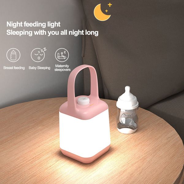 Lâmpada de cabeceira inteligente do telefone móvel carregamento sem fio noite lâmpada quarto criativo lâmpada mesa usb cuidados com os olhos do bebê portátil led noite lâmpada