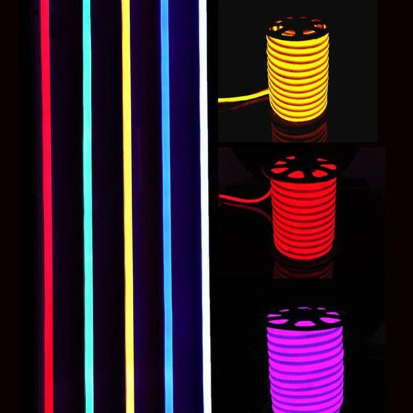 Nuovo arrivo LED Neon Sign Flex Rope Light PVC Strisce flessibili Indoor Outdoor Flex Tube Disco Bar Pub Decorazione della festa di Natale265N