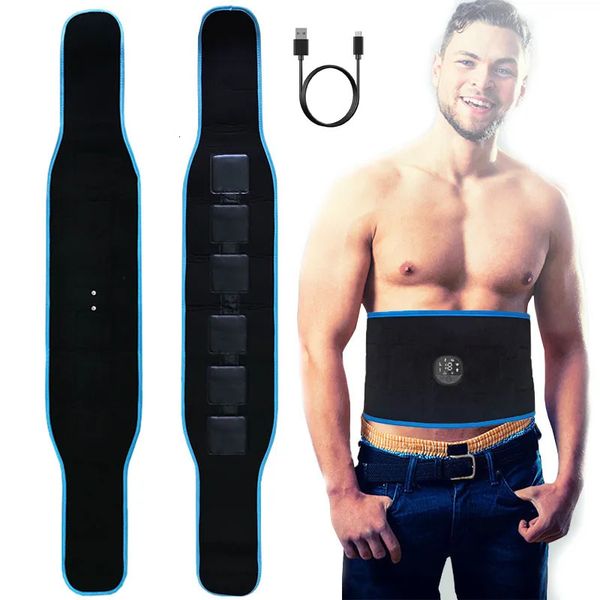 Núcleo Treinadores Abdominais EMS Estimulador Muscular Abdominal Toning Belt Fitness Training Gear Cintura Ab Trainer Equipamento de Treino Corpo Emagrecimento Para Mem Mulheres 231211