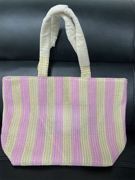 Yaz modası için gökkuşağı çanta çanta kadınlar çanta çantaları tasarımcı pastel tote omuz çantaları cc888 24cm/39cm