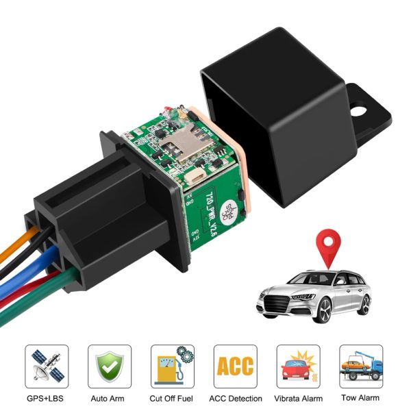 Mini GPS Tracker Car MV730 Design nascosto Localizzatore di carburante tagliato 9-95V 80mAh Avviso di velocità eccessiva shock APP gratuita