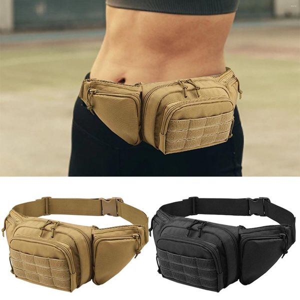 Sacos de cintura Mens Fanny Pack Crossbody Bag para homens Caminhadas ao ar livre Casual Running Sports Multi Functional Ombro