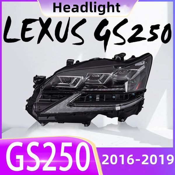 Светодиодные фары для Lexus GS250 GS350 20 16-20 19 Фары Plug and Play с динамическими поворотными передними фарами DRL