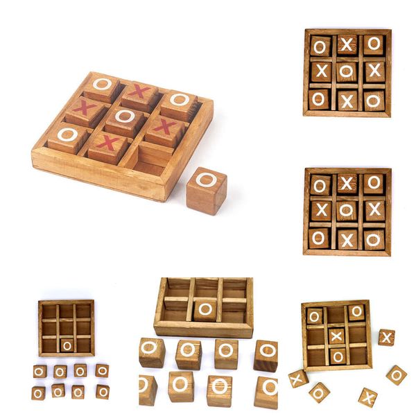 Nuovi giochi all'aperto Attività OX Chess Puzzle 3D Interazione genitore-figlio Gioco da tavolo per il tempo libero Divertente Sviluppo di giocattoli educativi intelligenti Gioco Regalo per bambini