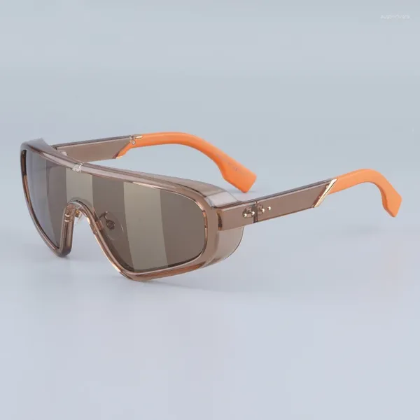 Óculos de sol esqui oval condução uv400 marca acetato original 1:1 homens óculos de sol feminino preto branco 0084 ff tartaruga óculos