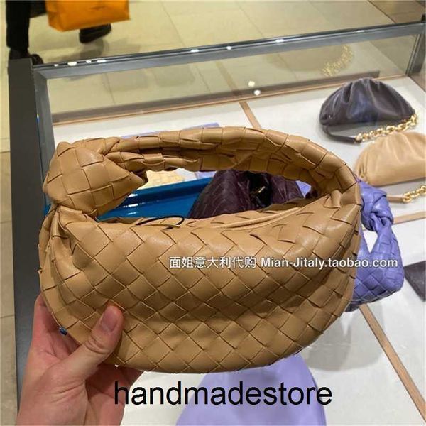 Face venetaabottegaa Sister Luxury Bag Spring/summer Mini Jodie Woven Nude Leather Tote Handbags V7CA