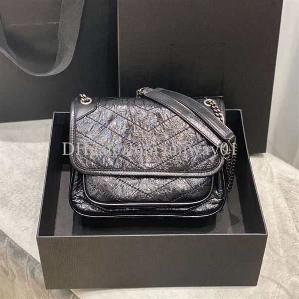 Bolsas de ombro de couro genuínas Bolsa de mensagens de moda Bolsa de designer de corpo cruzado Bandagem de designer289f