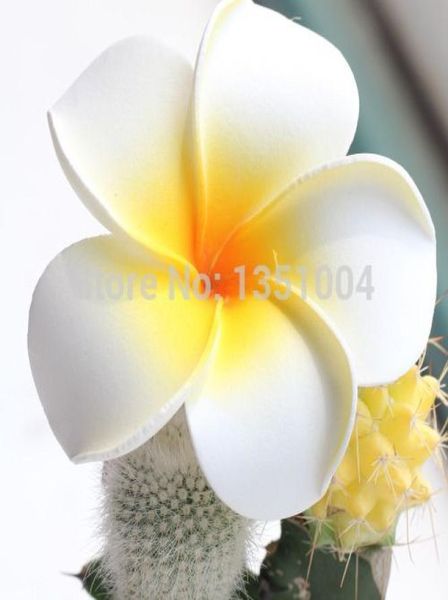 2quot 5cm Hawaii Pe Plumeria Çiçek Frangipani Köpük Çiçek Meşheli 100 PCSLOT 9636096