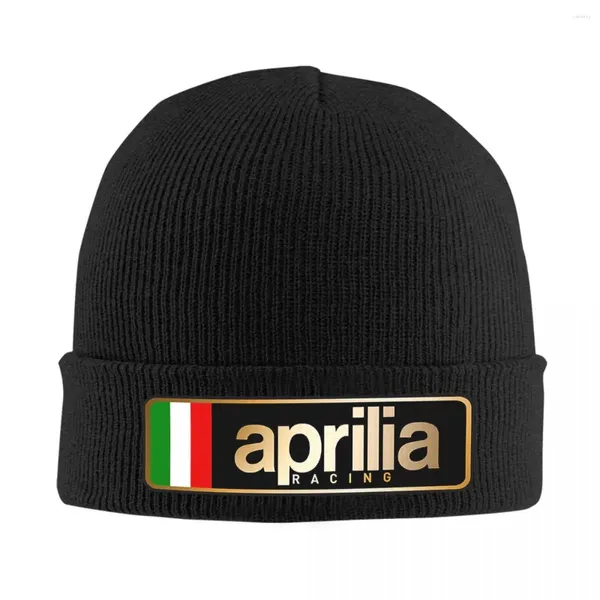 Berretti Aprilia Racing Knit Cuff Beanie Cappelli con teschio per uomo Donna Berretti caldi Cappello lavorato a maglia