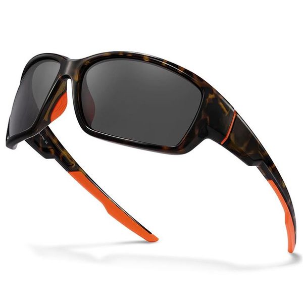 Классические поляризованные солнцезащитные очки бренда Carfia для мужчин, спортивные уличные солнцезащитные очки, дизайнерские квадратные солнцезащитные очки с запахом, мужские зеркальные линзы Eyew224V