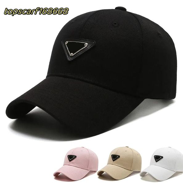 Triângulo invertido Baseball Caps Chapéus de grife masculino e feminino Trends Spring e outono Chapéus de algodão Chapéus