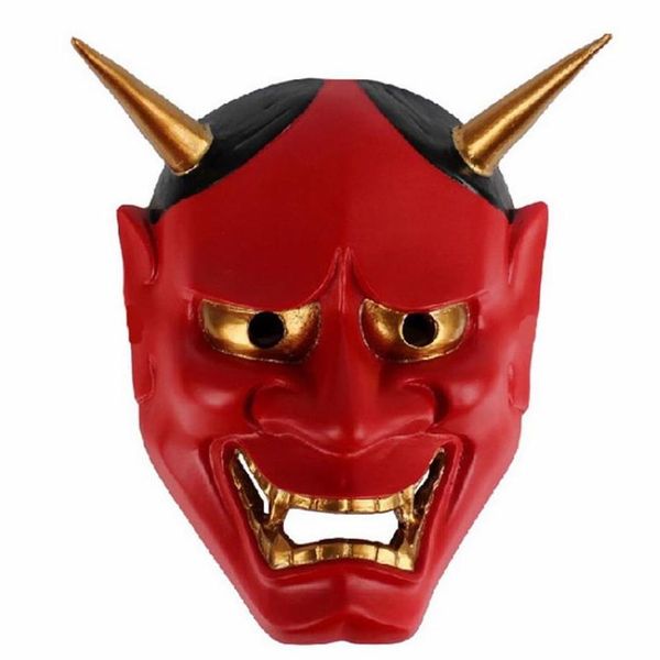 Novos brinquedos vintage budista mal oni noh hannya máscara de halloween traje horror máscara217j