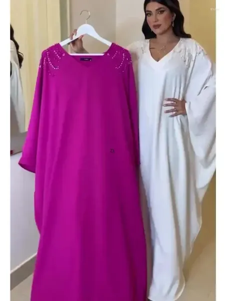 Abbigliamento etnico Abaya per le donne Dubai Lusso 2024 Abiti da festa di moda africani musulmani Caftano Marocain Abito da sera Boubou Robe Djellaba