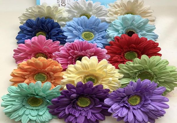 100 peças flores artificiais de margarida de seda para decoração de casa de casamento 13cm crisântemo flores decorativas plantas 6530640