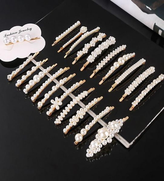 Diy Perlen Bobby Pin Birne Haarspange Haarspangen Mode Haarschmuck Geschenk für die Liebe Freundin Ganze 4512199