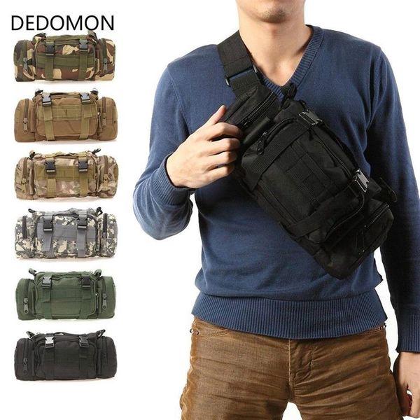 Zaino tattico militare da esterno 3L Molle Assault Fotocamere reflex Zaino Borsone da viaggio Zaino da campeggio Trekking Borsa a tracolla304g