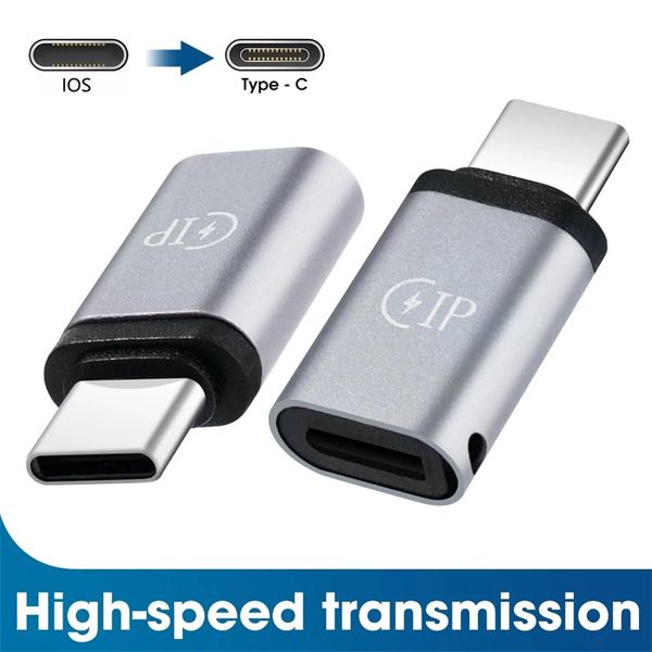 Mini per adattatore iPhone cavo ios maschio a tipo C per iPhone 15 12 OTG USB C a ios adattatore luce per Huawei Samsung