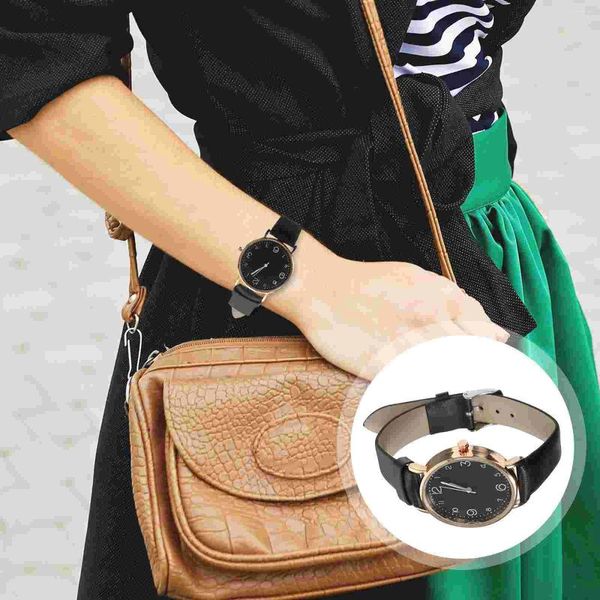 Relógios de pulso pulseira relógio senhoras pulseira de diamante pulseiras para mulheres material de espelho: relógio de pulso de Natal de vidro comum