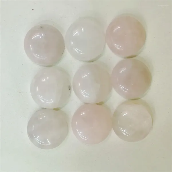 Cluster Anelli 2023 Moda Vendita di Buona Qualità Rosa Pietra Naturale Rotonda Perline Cabochon 20mm 22 pz/lotto All'ingrosso