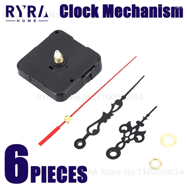 Relógios acessórios 1 conjunto relógio de quartzo movimento manipulador peças reparo ferramentas diy mecanismo silencioso clássico pendurado relógio profissional