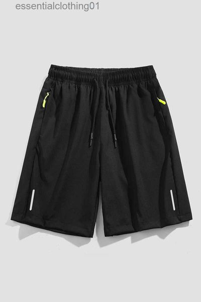 Shorts maschile Summer Shorts Shorts maschile Striscia verticale Ice Pantaloni casual elasticizzati rapidi L231212
