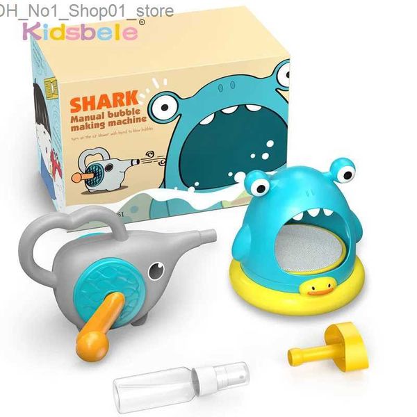 Игрушки для ванной Детские игрушки для ванны Машина для изготовления пузырей для детей Время купания Игрушки для нагнетания пузырей Малыши Ванна Акула Краб Дети Happy Tub Time Q231212